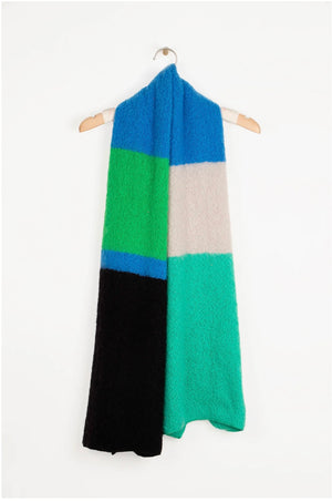 Nellie Heavyweight Scarf - Blue/Green