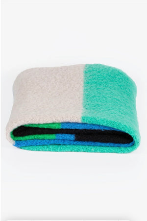 Nellie Heavyweight Scarf - Blue/Green