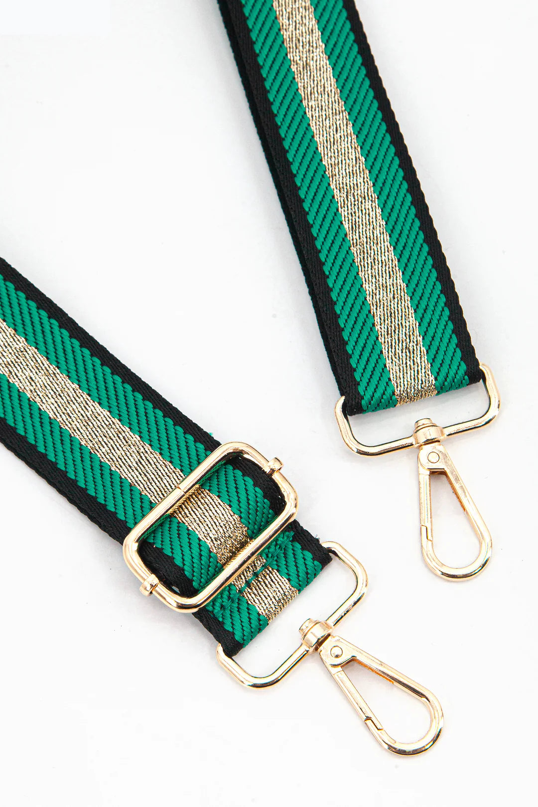 Bag Strap - Cailean Woven Green/Gold