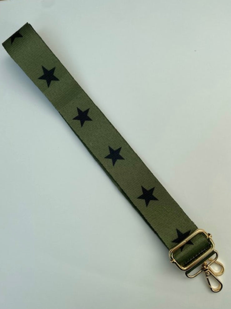 Bag Strap - Khaki/Black Star