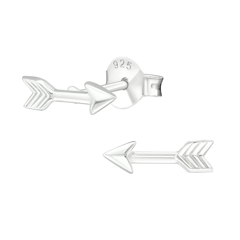 Mini Sterling Silver Arrow Earrings