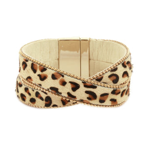 Crossover Leopard Bracelet