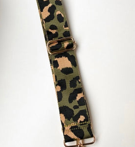 Bag Strap - Khaki Cheetah