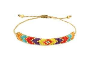 Miyuki Multicoloured Bead Bracelet