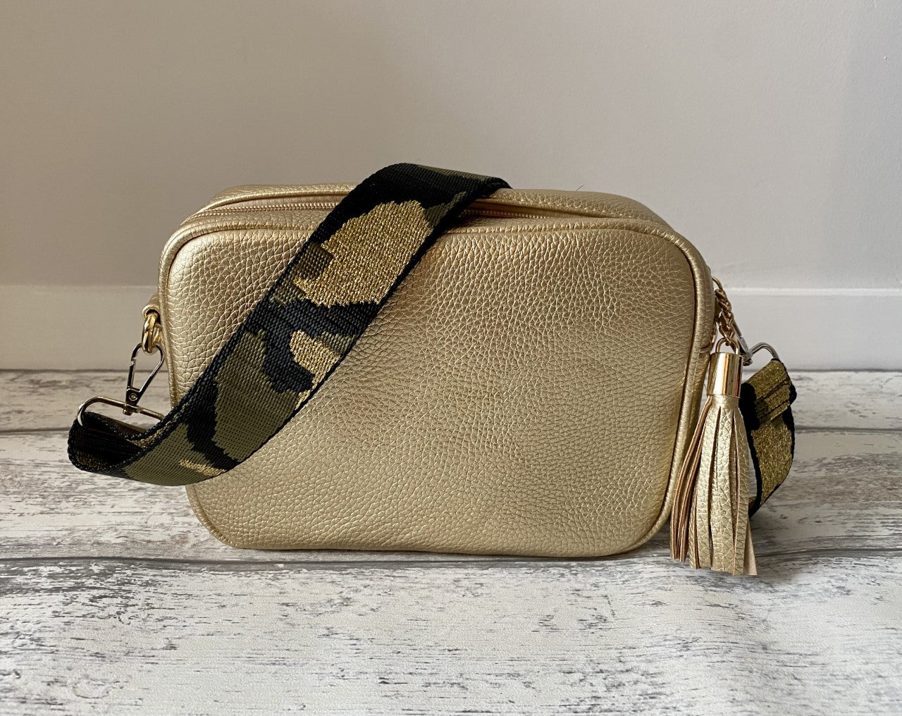 Bag Strap - Gold Camo