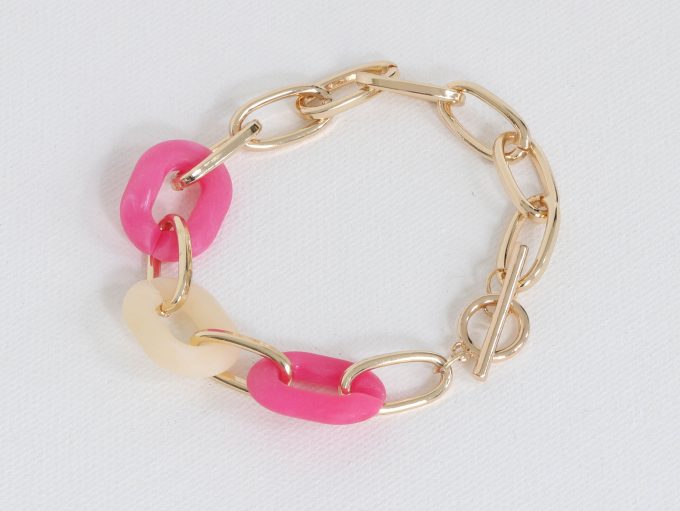 Petra Matte Resin Chunky Bracelet -  More Colours Available