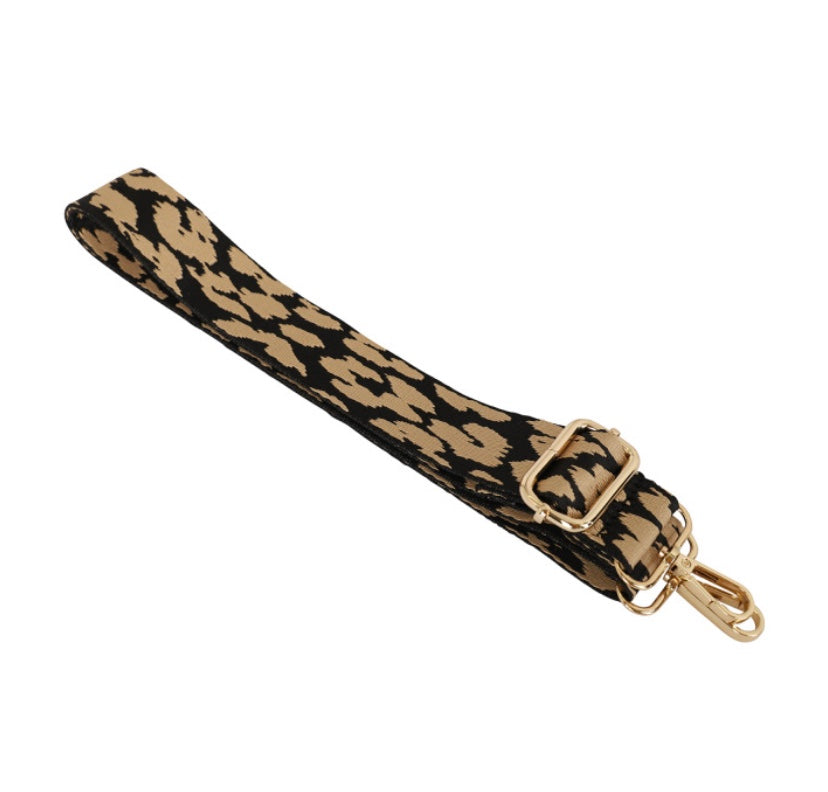 Bag Strap - Taupe Animal Print