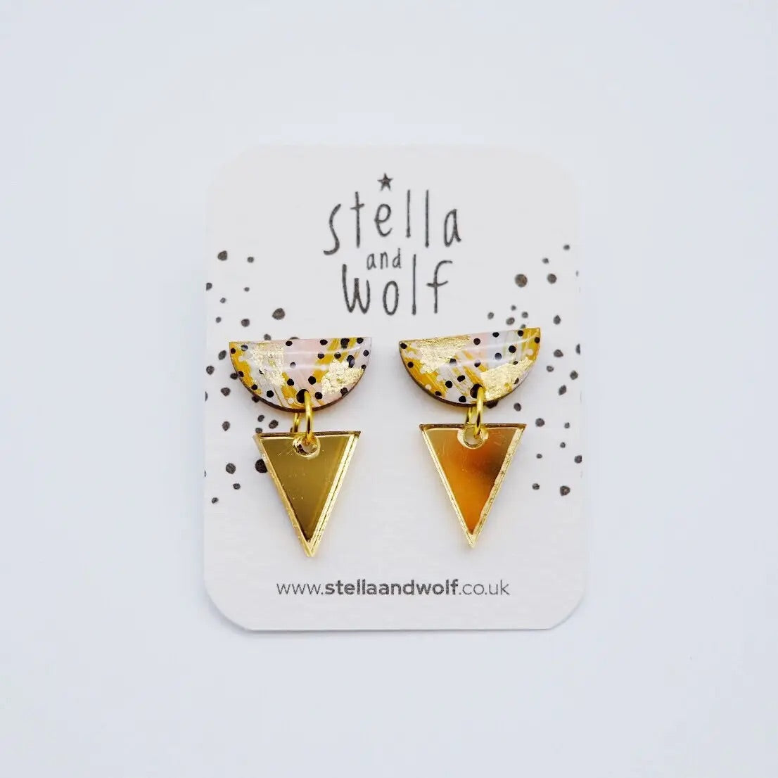 Geometric Drop Earrings